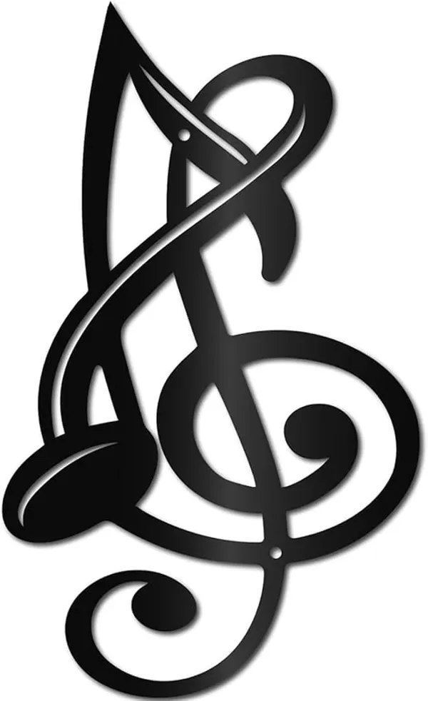 Musical_Note_And_Treble_Clef_Metal_Wall_Art_Decor