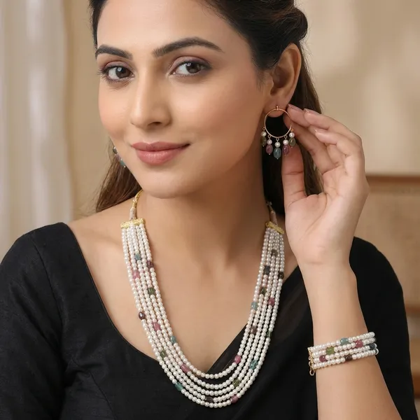 Maha_Pearl_Premium_layerd_Haar_Set_with_Bracelet_For_Women