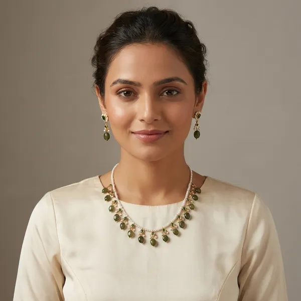 Dina_Delicate_Emerald_Premium_Necklace_Set_For_Women