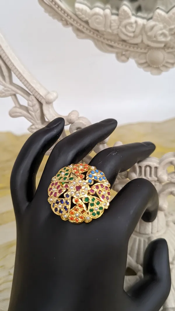Diya_Navratan_Finger_ring