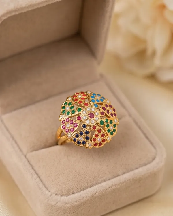 Diya_Navratan_Finger_ring