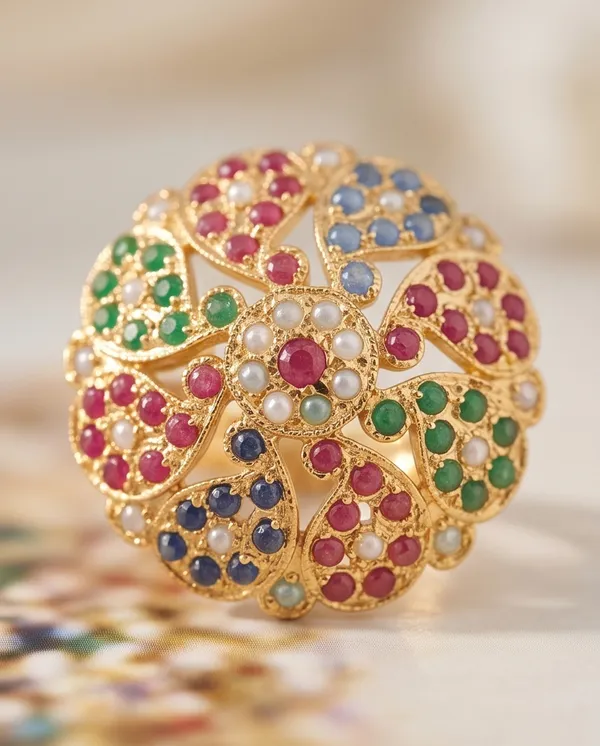 Diya_Navratan_Finger_ring