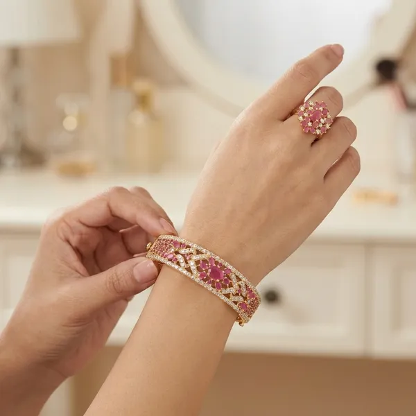 Laila_Ruby_Premium_Bracelet_And_Ring_For_Women