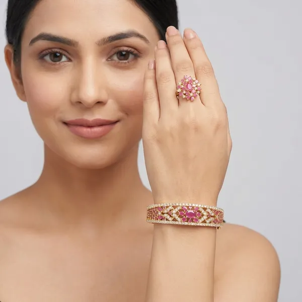 Laila_Ruby_Premium_Bracelet_And_Ring_For_Women