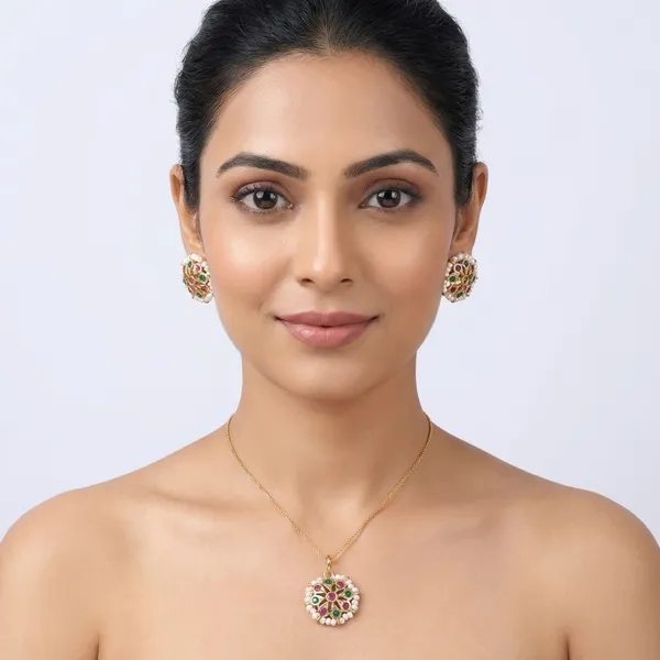 Phool_Multicolour_Pendant_And_Ring_