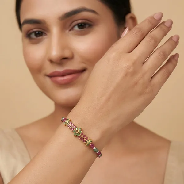 Real_Emerald_n_Real_Ruby_Premium_Bracelet_For_Women