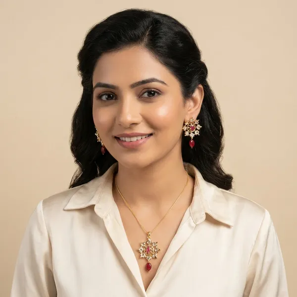 Karanphool_Ruby_Premium_Pendant_Set_For_Women
