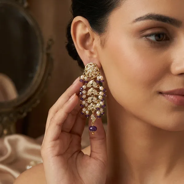 Shazia_Amythist_Premium_Earrings_For_Women