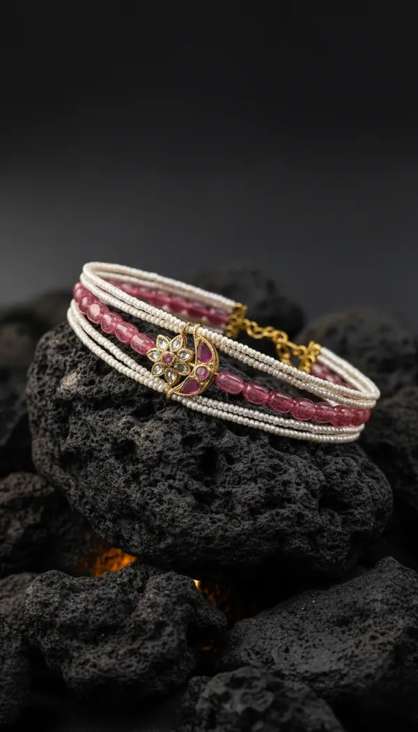 Manisha_RubyPink_Premium_Bracelet_For_Women