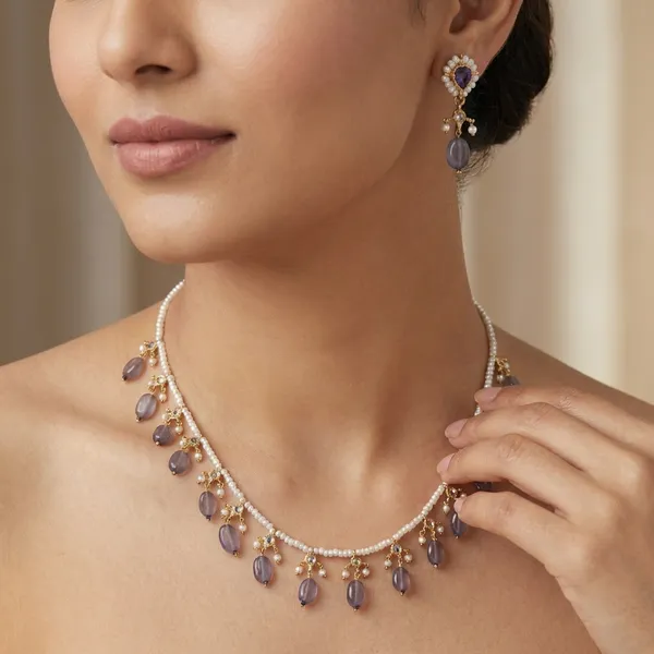 Dina_Delicate_Amythist_Premium_Necklace_Set_For_Women