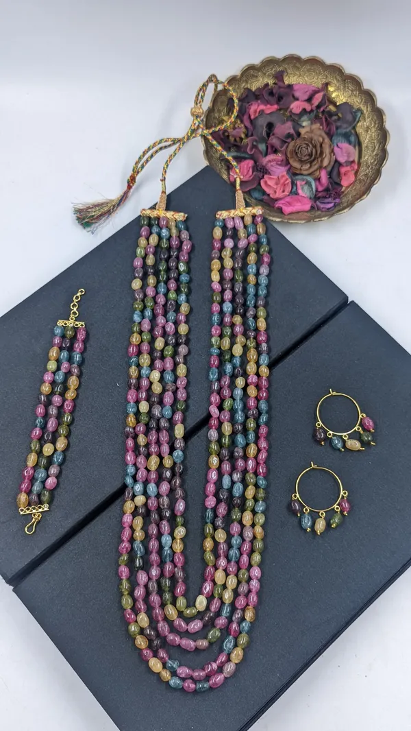 Maha_Multicolour_Premium_Necklace_Set_And_Bracelet_For_Women