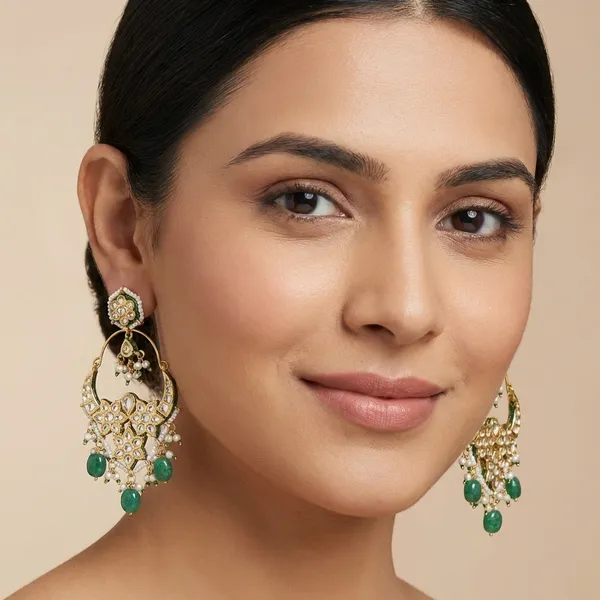 Green_Premium_Earrings_For_Women