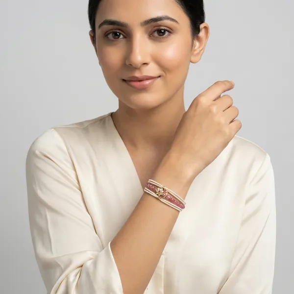 Manisha_RubyPink_Premium_Bracelet_For_Women