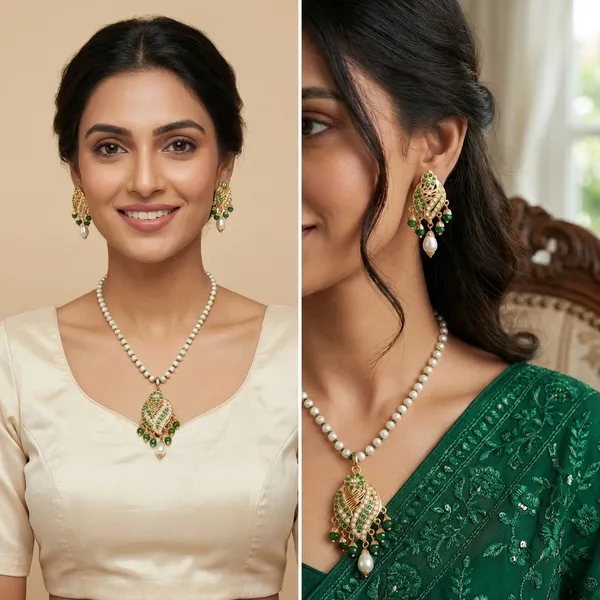 Amira_Emerald_Premium_Necklace_Set_For_Women