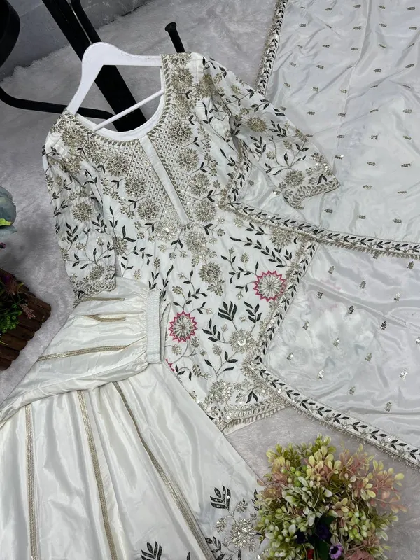 Ivory_White_georgette_sharara_suit