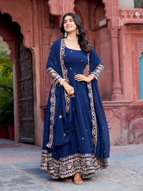 blue_faux_anarkali_gown_with_thread_and_sequin_work