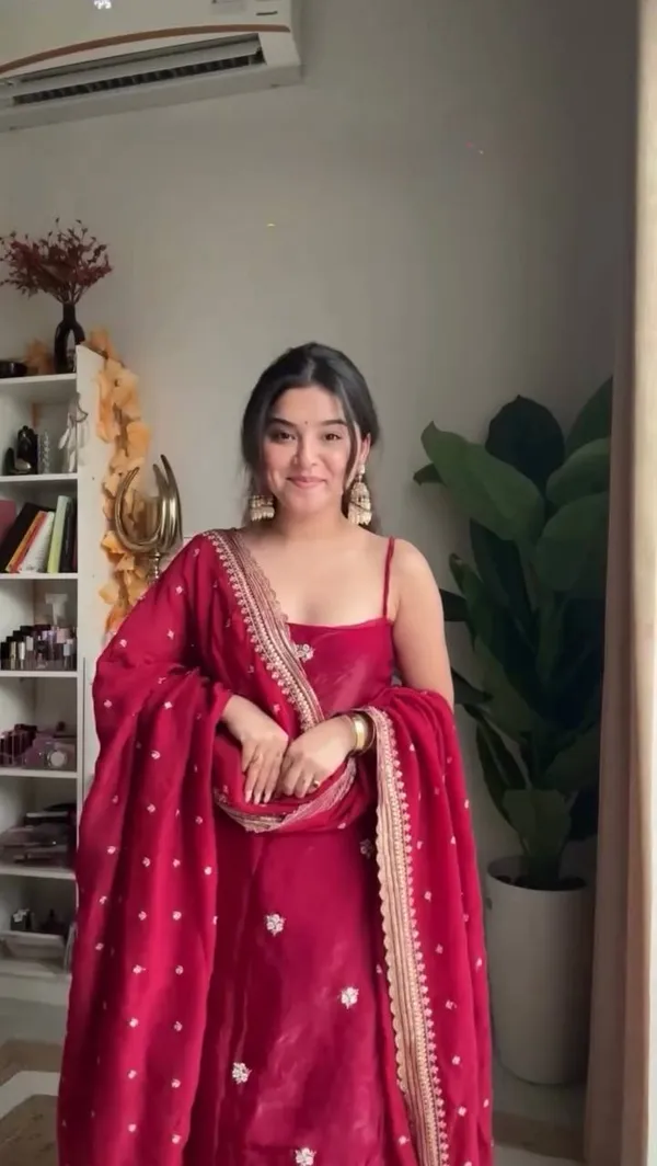 Graceful_Crimson_Red_Kurta_Set_with_Embroidered_Dupatta