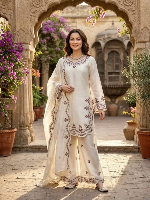 IVORY_EMBROIDERED_SUIT_SET