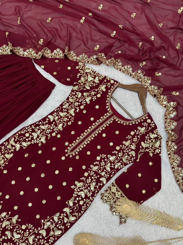 Maroon_FAUX_GEORGETTE_SHARARA_SUIT