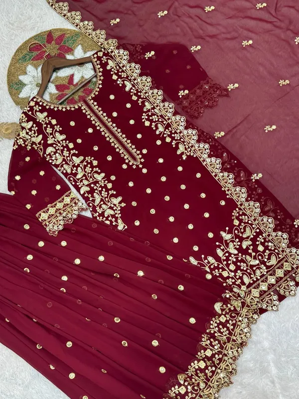 Maroon_FAUX_GEORGETTE_SHARARA_SUIT