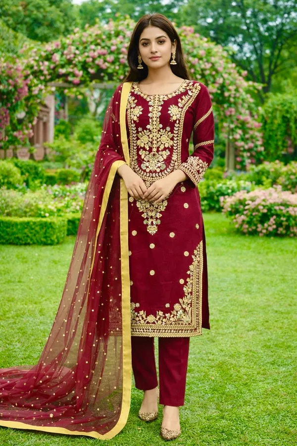 MAROON_HEAVY_EMBROIDERED_SALWAR_SUIT