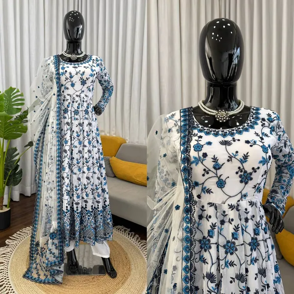 WHITE_FAUX_GEORGETTE_ANARKALI_SUIT_WITH_SEQUENCE_WORK