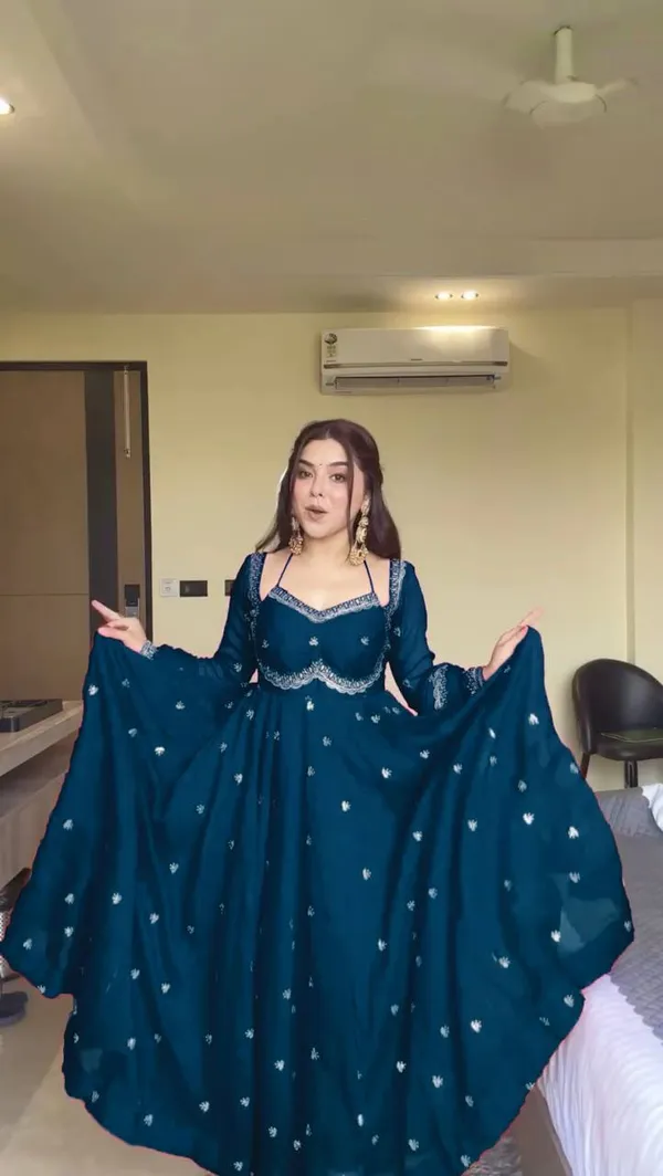 DARK_TEAL_BLUE_Anarkali_Graceful_Look
