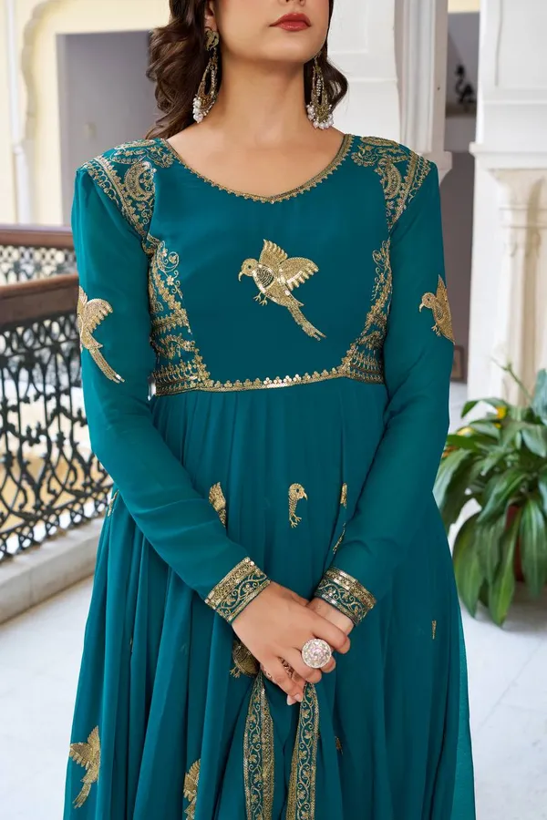 georgette_green_thread_with_sequence_work_anarkali_suit