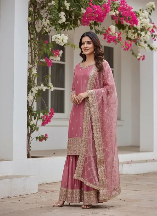 MAGENTA_EMBROIDERED_SILK_SHARARA_SUIT
