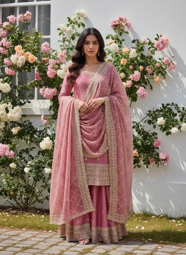 MAGENTA_EMBROIDERED_SILK_SHARARA_SUIT