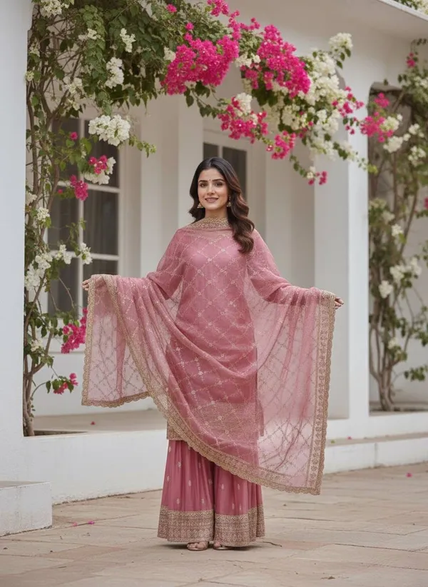 MAGENTA_EMBROIDERED_SILK_SHARARA_SUIT