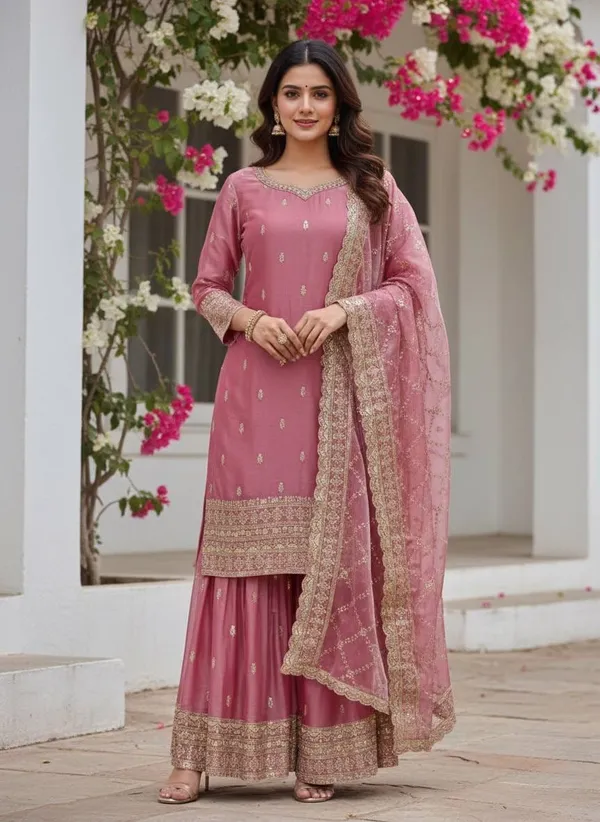 MAGENTA_EMBROIDERED_SILK_SHARARA_SUIT