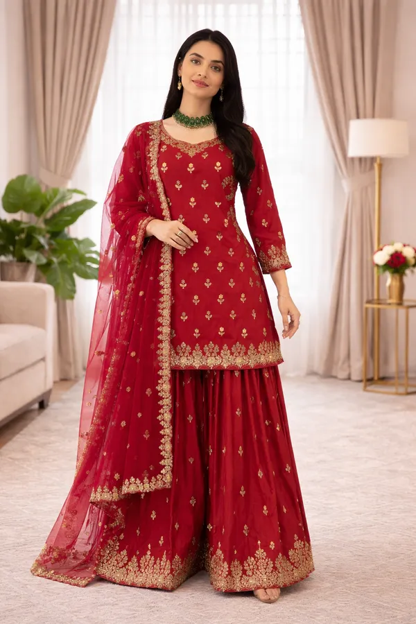 CHINON_SILK_KURTA_SHARARA_SET