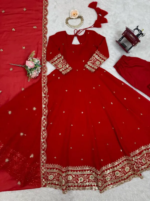 georgette_red_anarkali_gown_with_thread_and_sequin_work