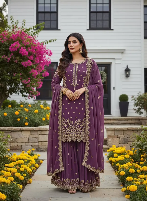 ROYAL_PURPLE_FAUX_GEORGETTE_EMBROIDERED_WITH_DUPATTA_SET