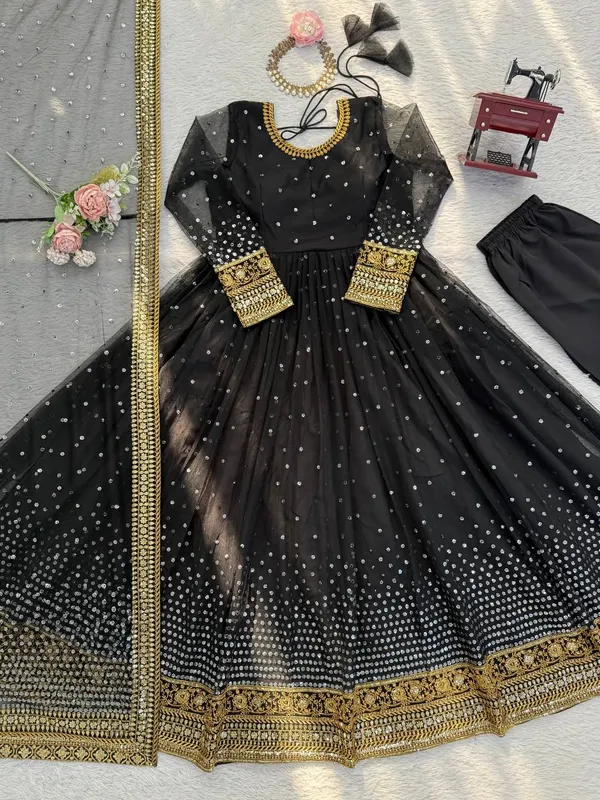 BLACK_ANARKALI_3-piece_set_–_crafted_for_comfort,_stitched_with_grace.