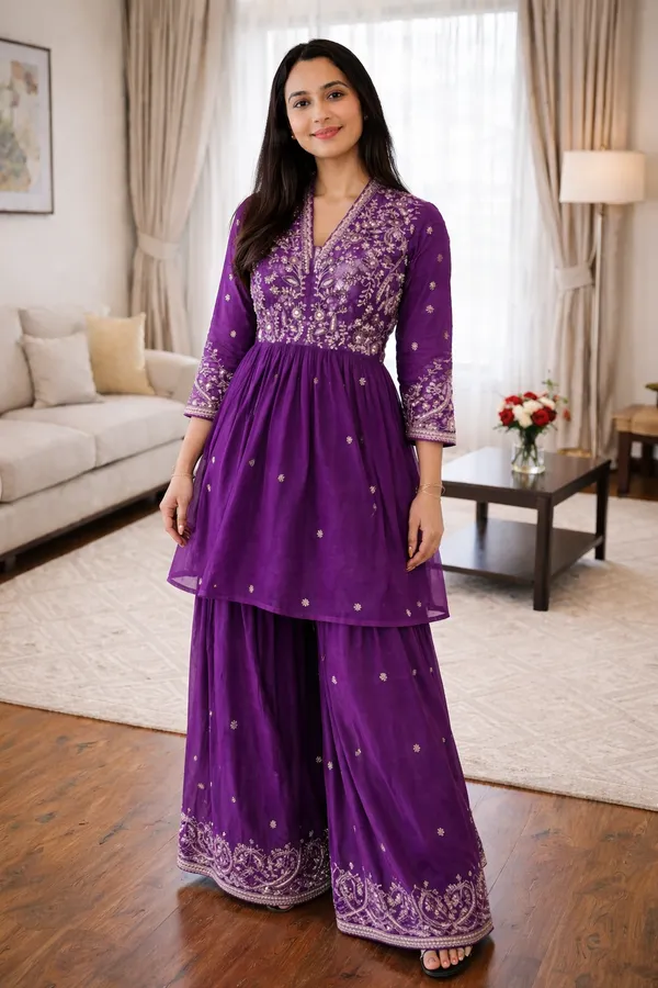 3_PIECES_RED_DESIGNER_READY_MADE_PAZZO_SET_WITH_DUPATTA