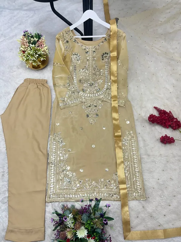 OLIVE_GOLD_SALWAR_KAMEEZ