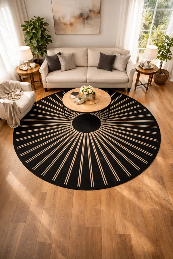 Black_Round_Sunburst_Rug_|_Modern_Geometric_Hand_Tufted_Circle_Carpet
