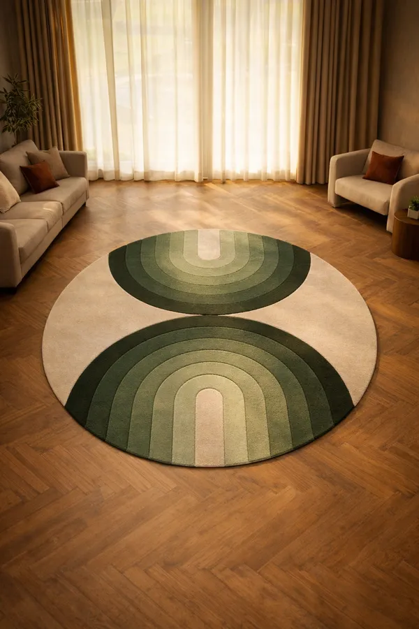 Green_Geometric_Round_Rug_|_Modern_Arch_Pattern_Hand_Tufted_Area_Carpet