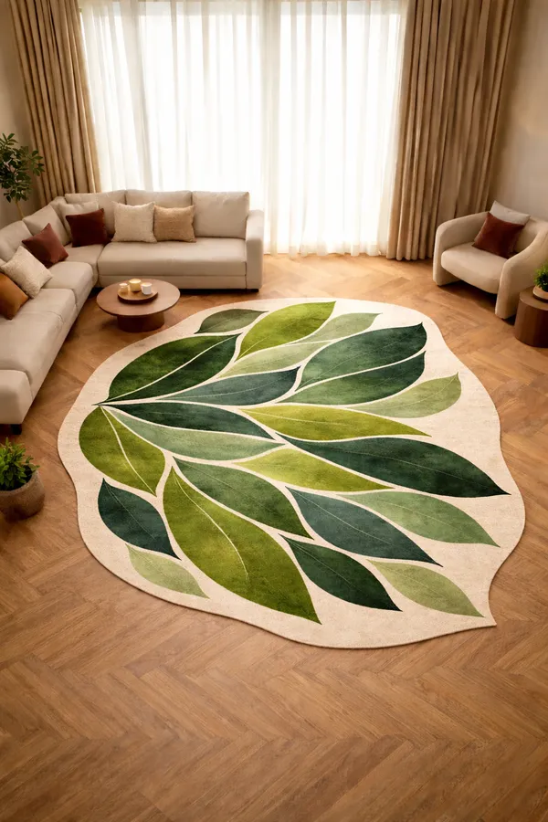 Leaf_Shape_Green_Area_Rug_|_Nature_Inspired_Botanical_Hand_Tufted_Carpet_for_Living_Room