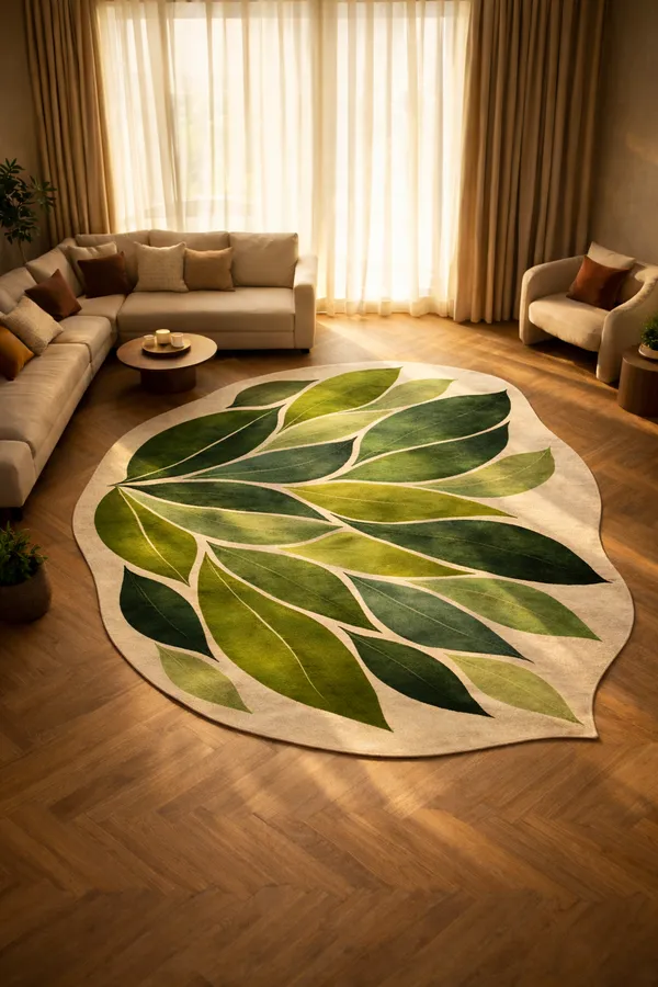 Leaf_Shape_Green_Area_Rug_|_Nature_Inspired_Botanical_Hand_Tufted_Carpet_for_Living_Room