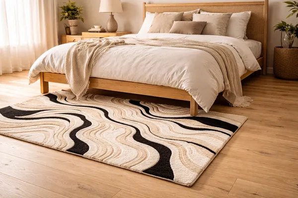 Modern_Abstract_Black_&_Cream_Area_Rug_–_Hand_Tufted_Hi-Low_Texture_|_Soft_Plush_Carpet_for_Living_Room_&_Bedroom_Decor