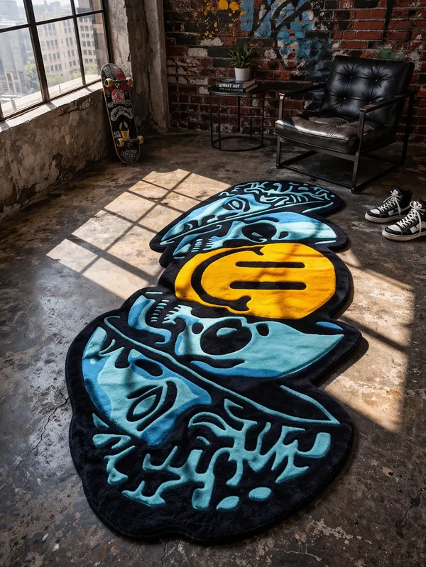 Street_Art_Skull_Rug_|_Abstract_Graffiti_Hand_Tufted_Carpet_with_Bold_Graphic_Design