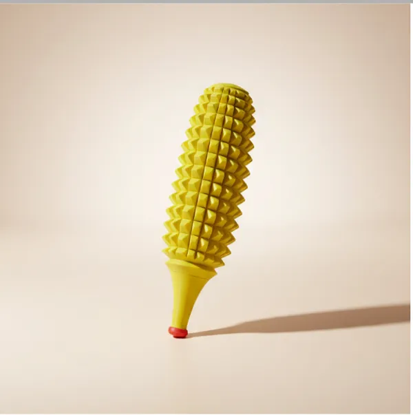 Yellow_Silicone_CornShaped_Pet_Chew_Toy_With_Treat_Dispensing_Design__Pack_Of_6