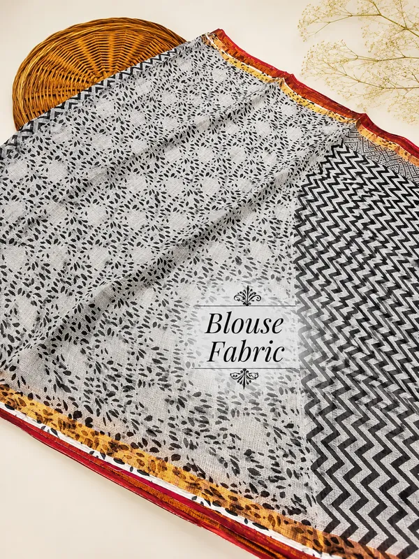 Beige_Hand_Block_Printed_Kota_Doria_Cotton_Saree_