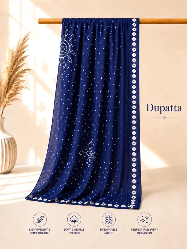 Orange_Pink_Cotton_Bandhani/Bandhej_Suit_Dress_Materials_Women