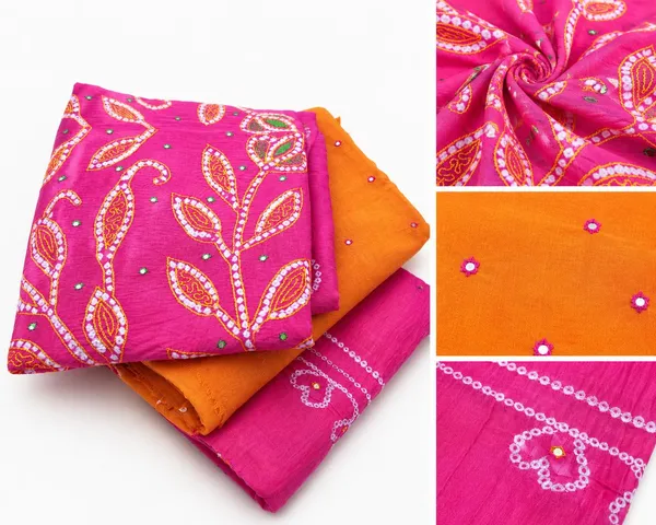 Pink_Cotton_Bandhani/Bandhej_Suit_Dress_Materials_Women