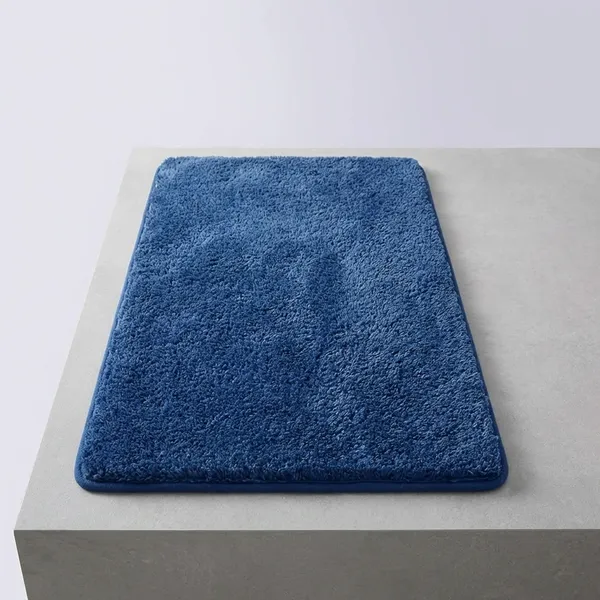 Blue_Microfiber_Poly_Cotton_40_X_60_Cm_Bath_Mat_Door_Mat_Ideal_For_Bathroom_Bedroom_Kitchen_Living_Room_Set_Of_1