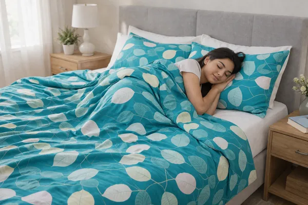 Turquoise_Multicolor_Microfiber_Double_Bed_Ac_Comforter_+_Bedsheet_+_2_Pillow_covers_Soft_Lightweight_Quilted_Ideal_For_Bedroom